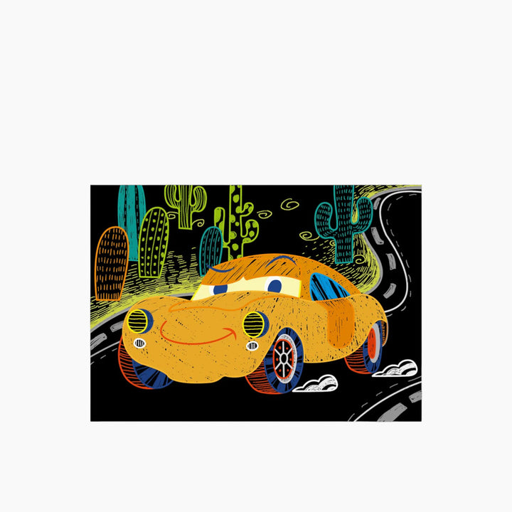 Avenir Mini Scratch Book - Cars