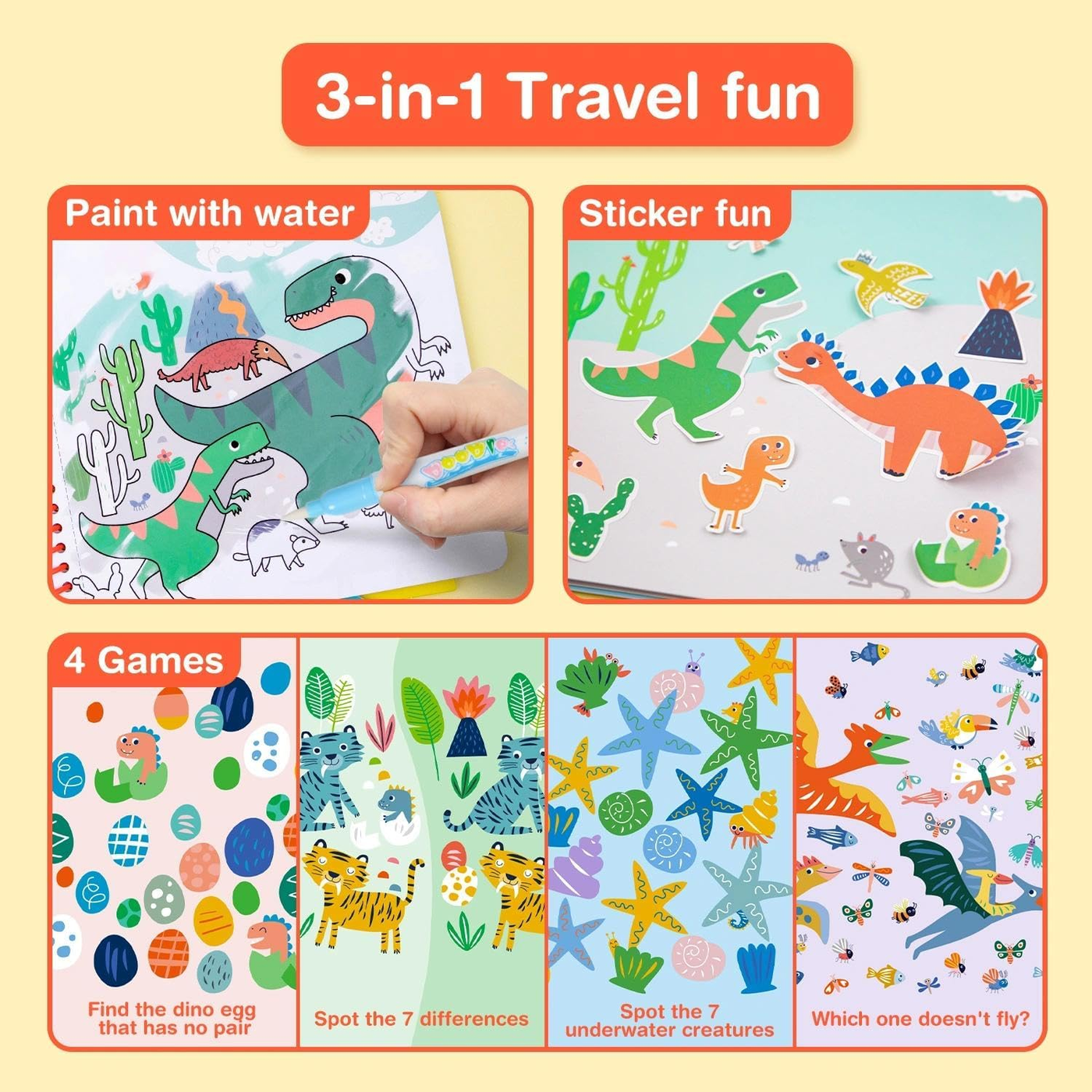Avenir Magical Water Painting Dinosaur Avenir Magical Water Painting Dinosaur