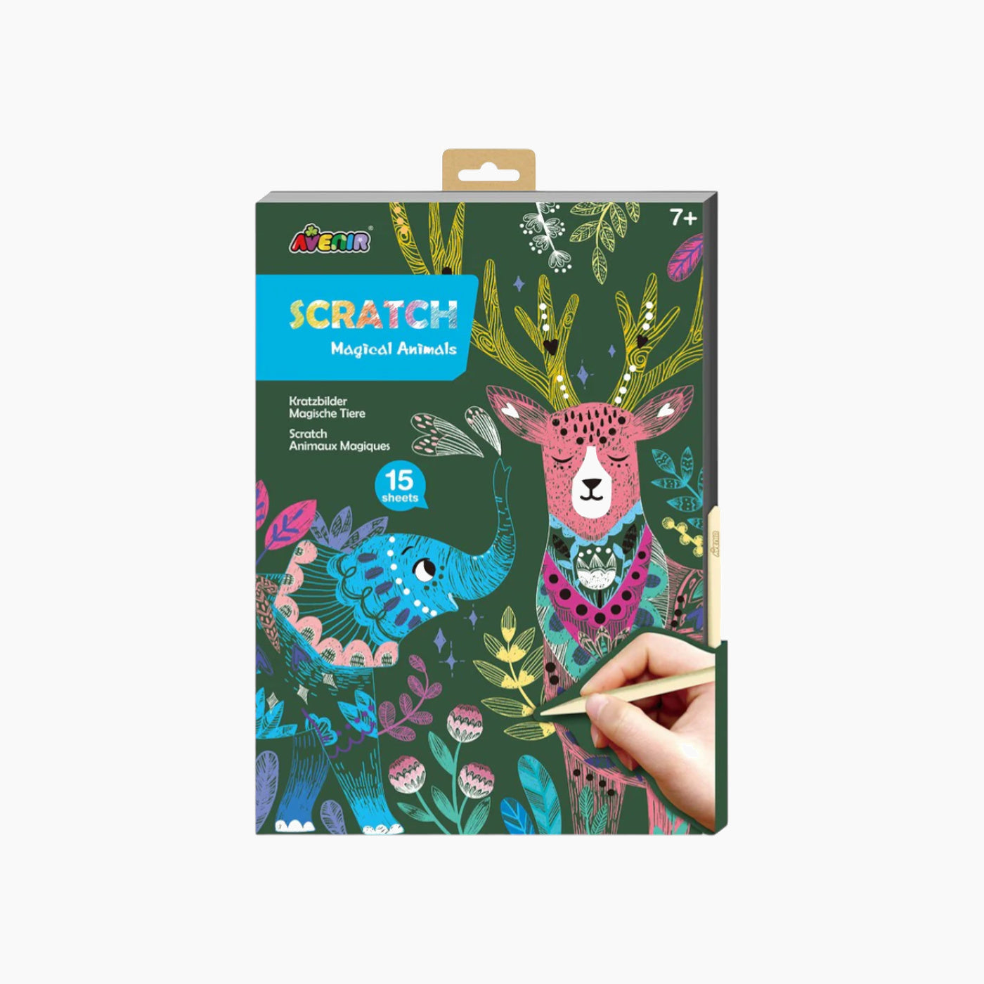 Avenir A4 Scratch Book - Magical Animals Avenir A4 Scratch Book - Magical Animals