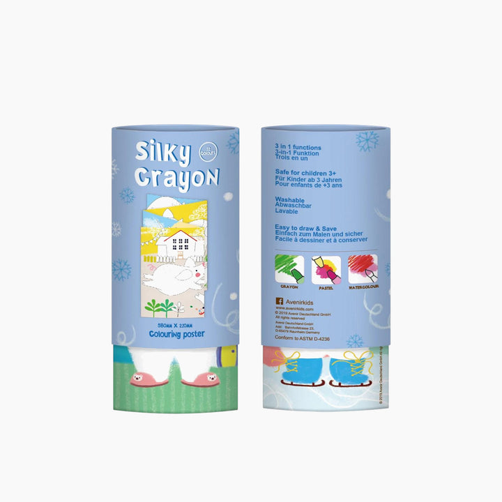 Avenir Silky Crayons - Polar Bear