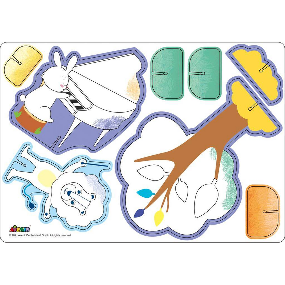 Avenir Crayon Activity Kit-Forest Concert