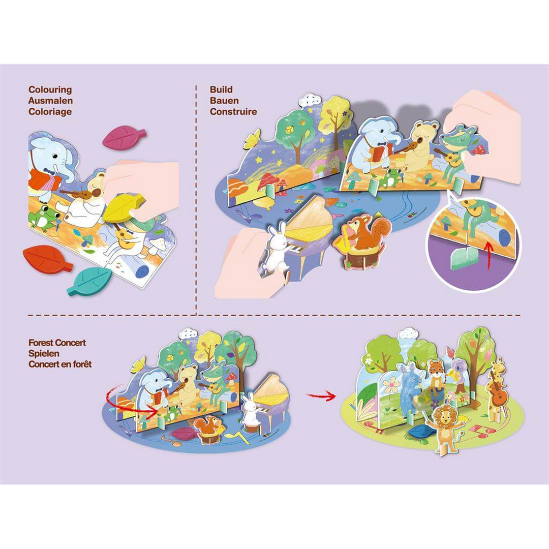 Avenir Crayon Activity Kit-Forest Concert