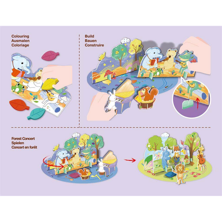 Avenir Crayon Activity Kit-Forest Concert