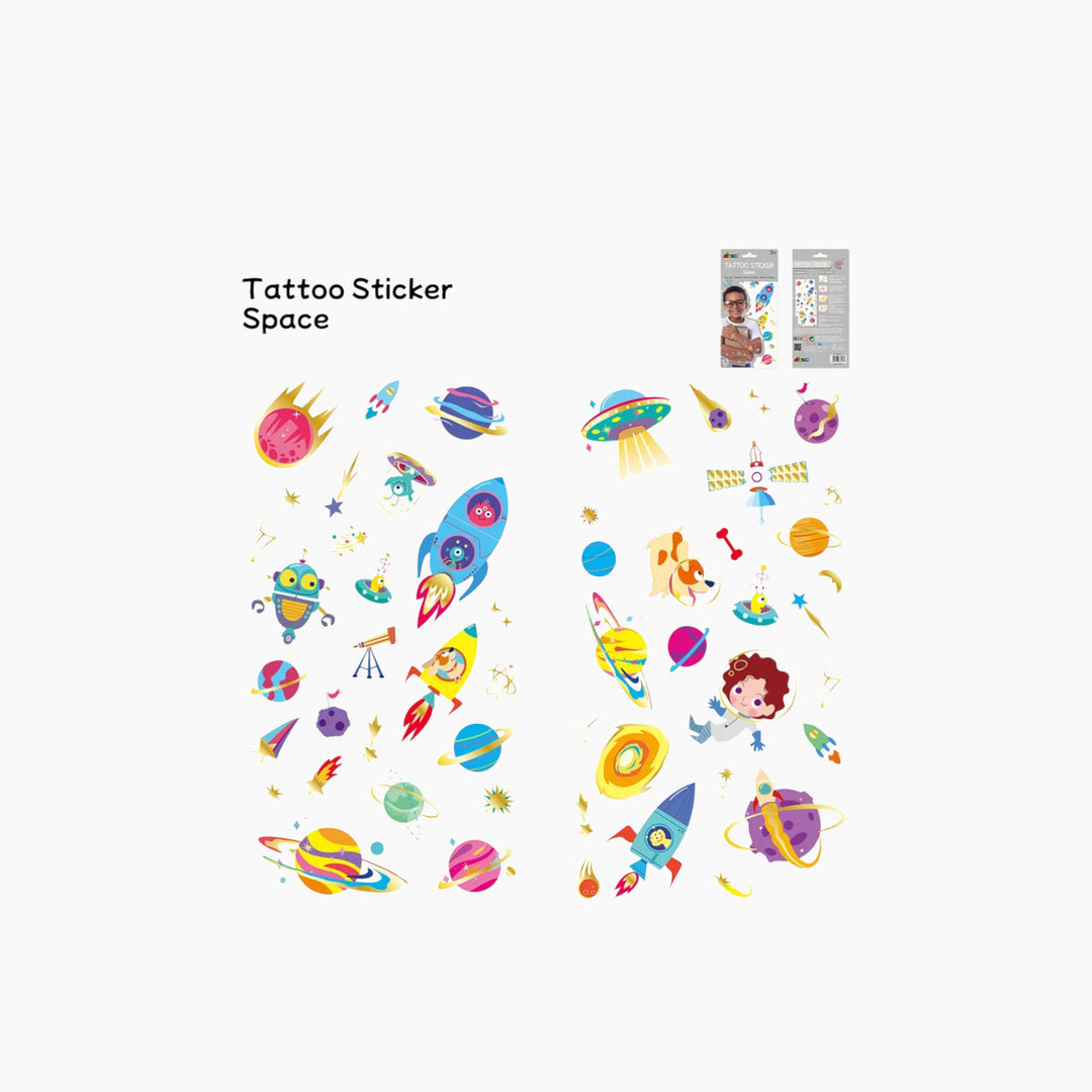 Avenir Space Tattoo Stickers
