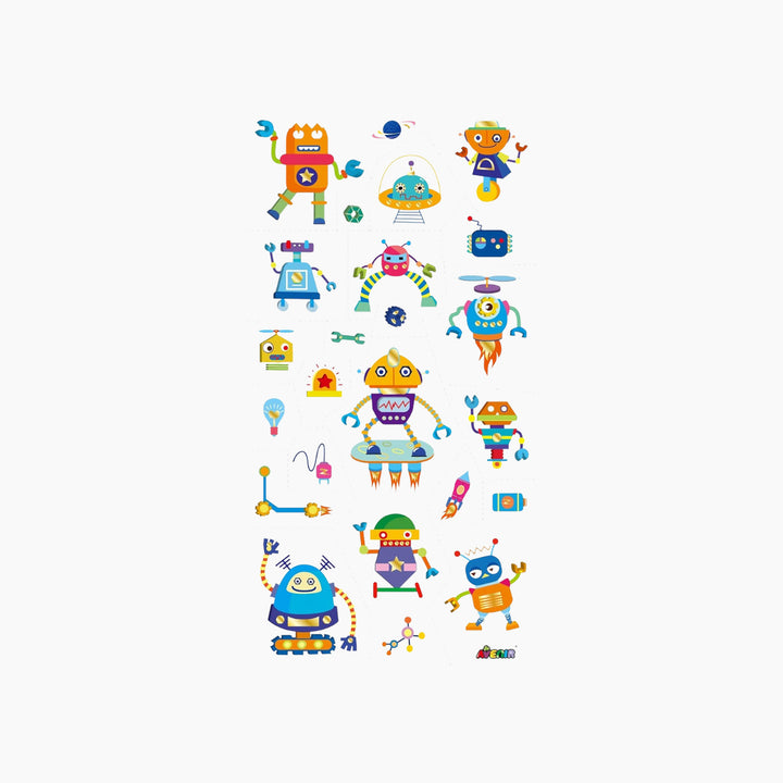 Avenir Robot Tattoo Stickers