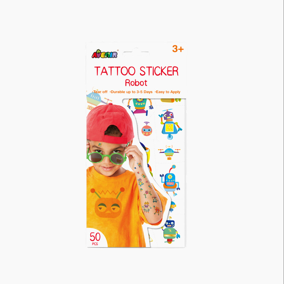 Avenir Robot Tattoo Stickers