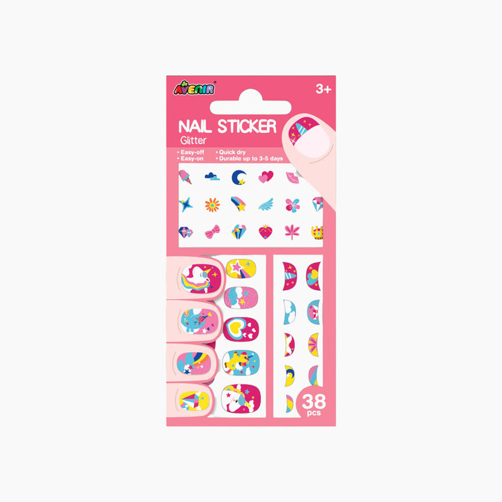 Avenir Nail Sticker Glitter