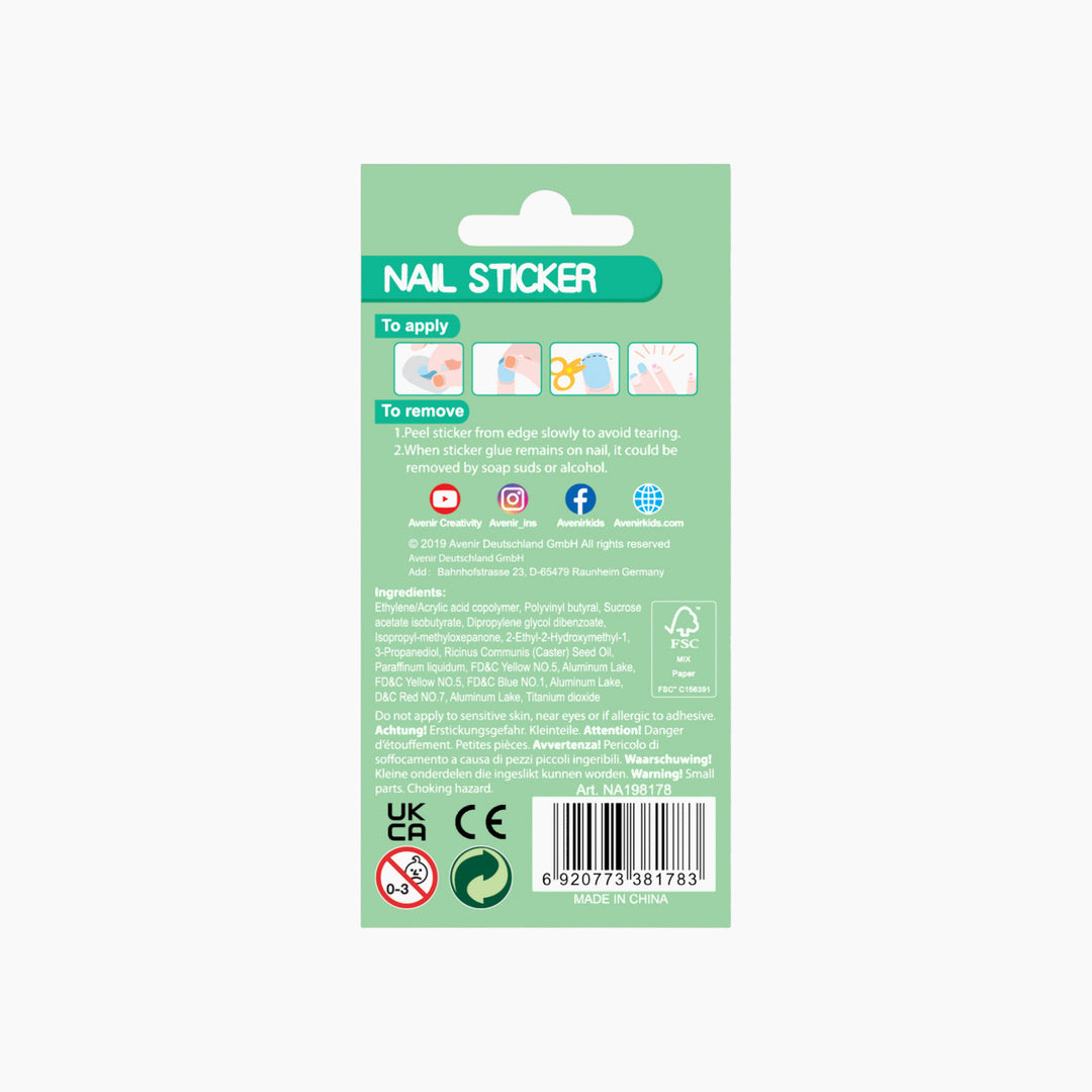Avenir Nail Sticker Glitter