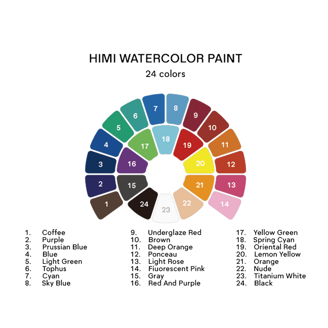Miya Himi Solid Watercolor Set