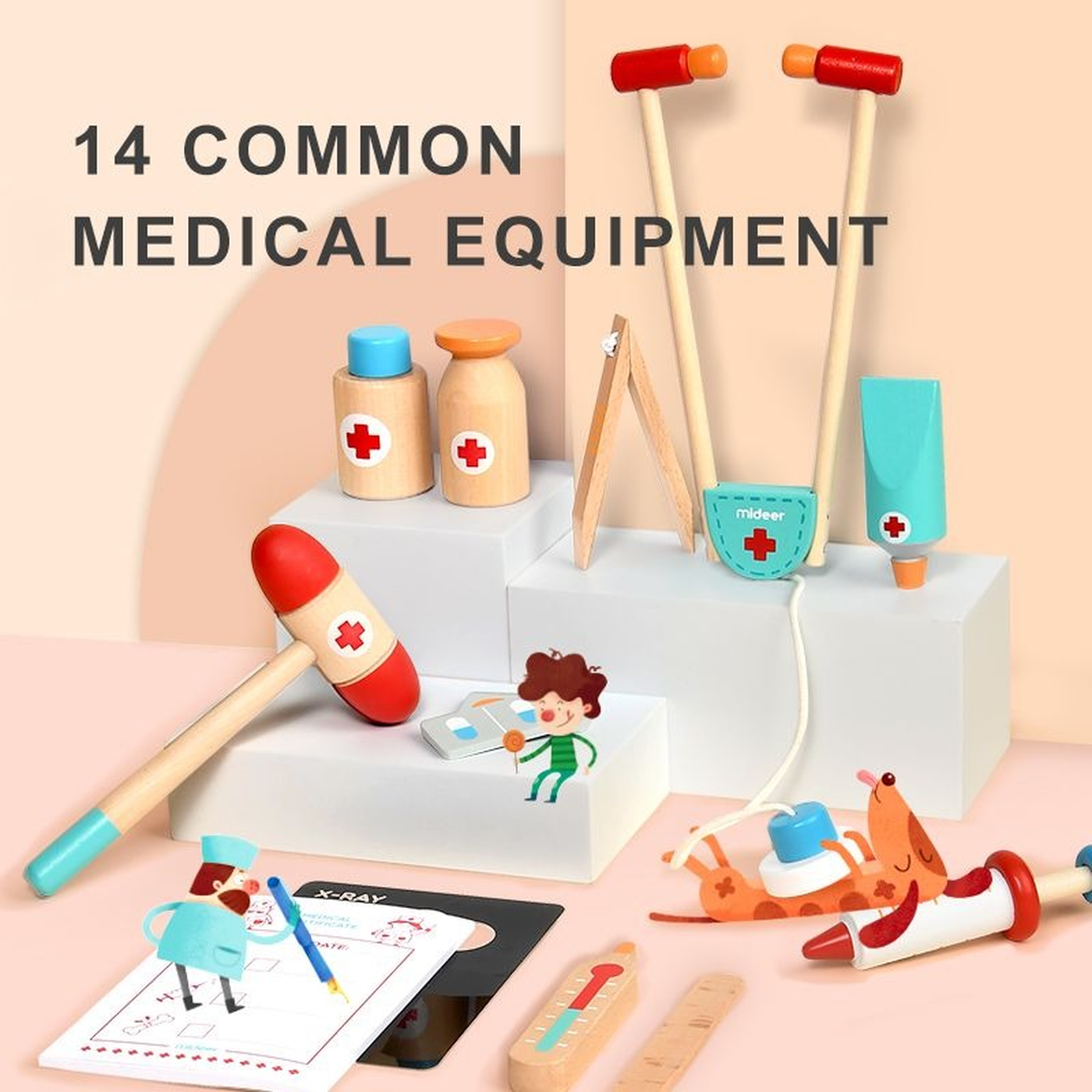 My First Medical Kit Wooden Toys Set Age 3+ My First Medical Kit Wooden Toys Set Age 3+