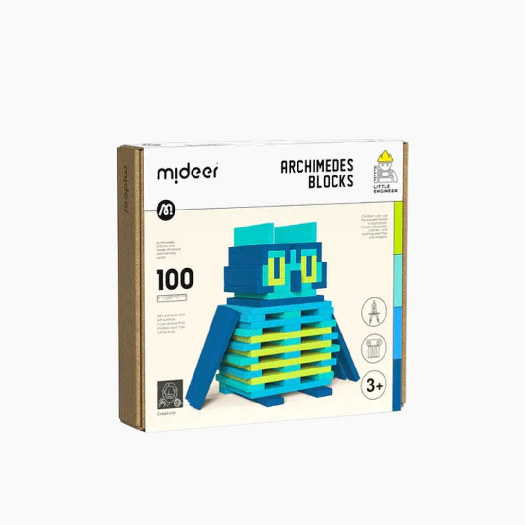Mideer Cityblocks Archimedes Wooden Blocks Age 3+