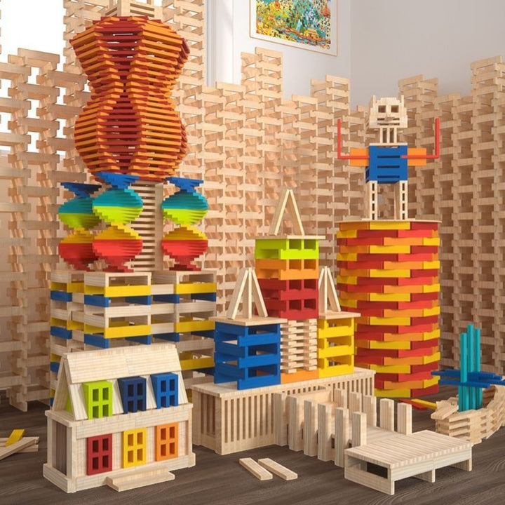Mideer Cityblocks Archimedes Wooden Blocks Age 3+