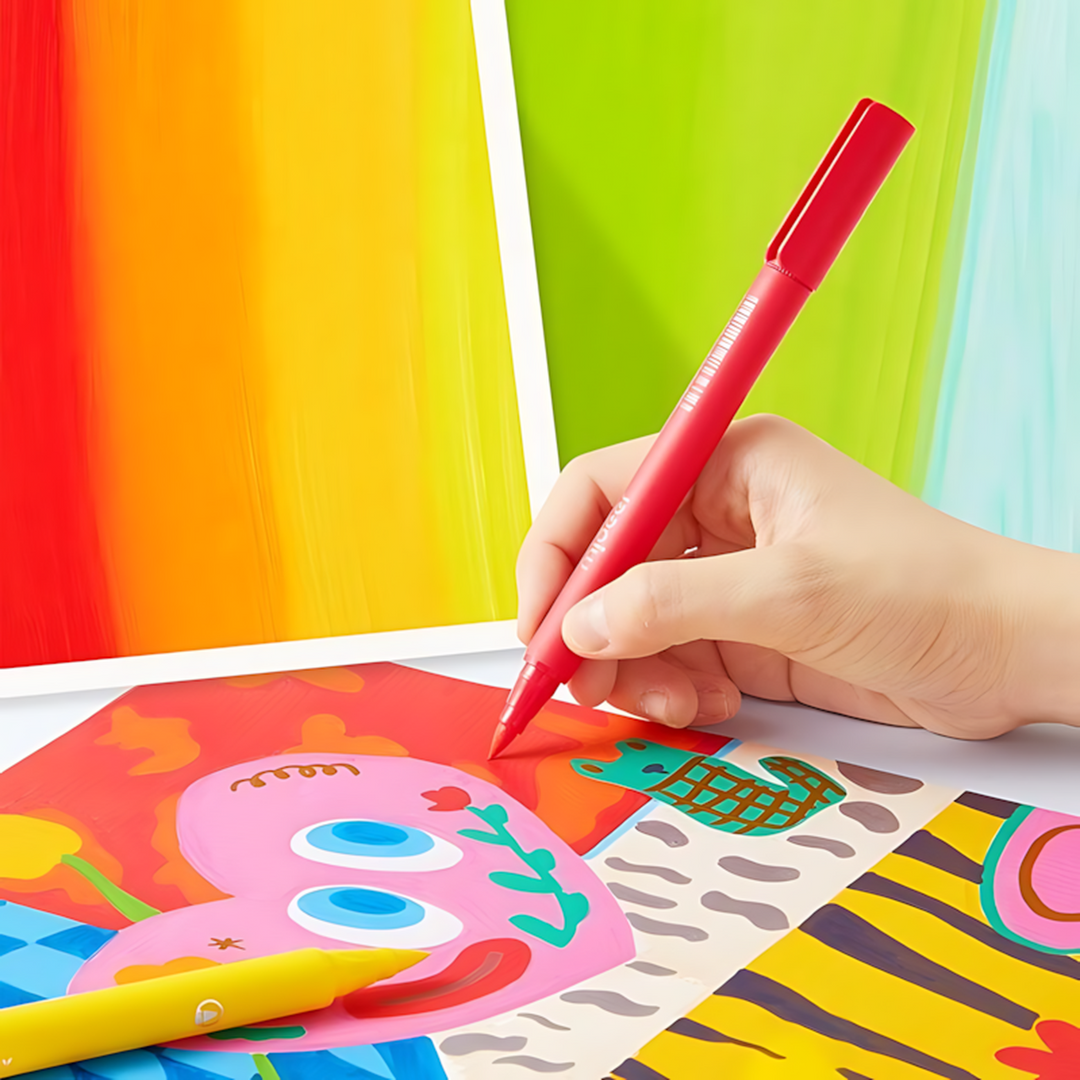 Mideer  Acrylic Markers  UltraSoft Nib   Age 4+