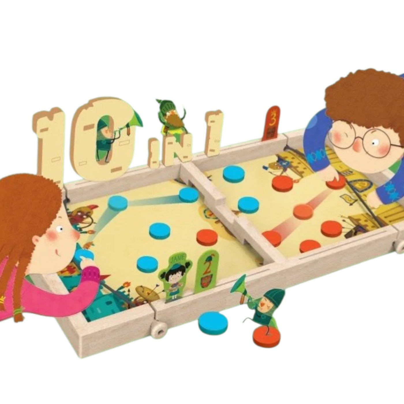 Mideer 10 in 1 Carrom Board Game 窶・Age: 3+ Mideer 10 in 1 Carrom Board Game 窶・Age: 3+