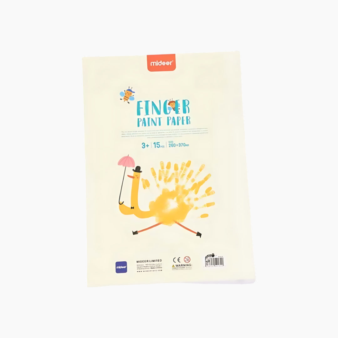 Mideer  Finger Paint paper  15 sheets  Age 3+