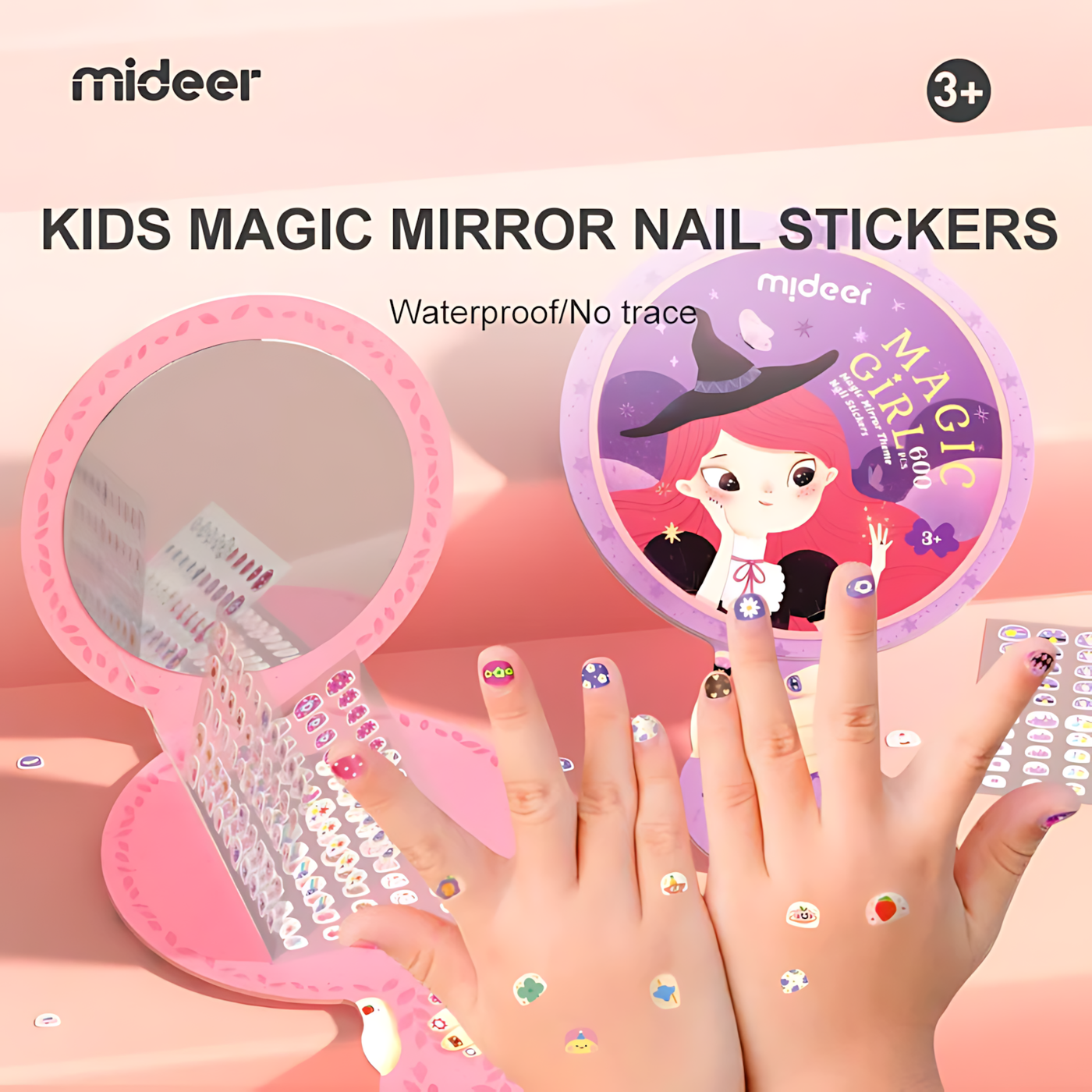 Mideer Magic Mirror Theme Nail Sticker Age 3+ Mideer Magic Mirror Theme Nail Sticker Age 3+
