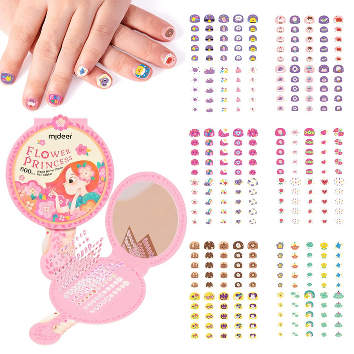 Mideer  Magic Mirror Theme Nail Sticker  Age 3+