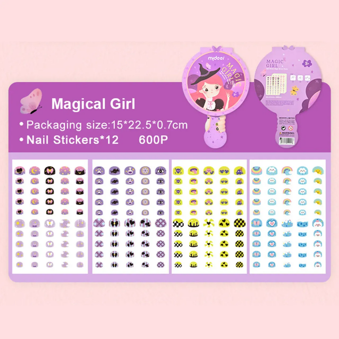 Mideer  Magic Mirror Theme Nail Sticker  Age 3+