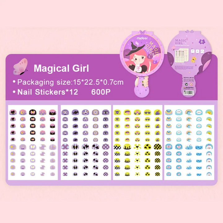 Mideer  Magic Mirror Theme Nail Sticker  Age 3+