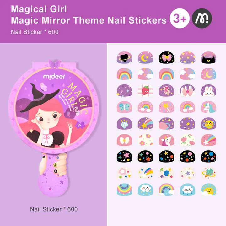 Mideer  Magic Mirror Theme Nail Sticker  Age 3+