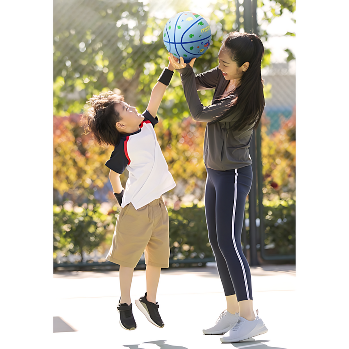 6936352561170MideerChildren_sBasketball-T-RexMigration3_2_framed_framed - HUNA