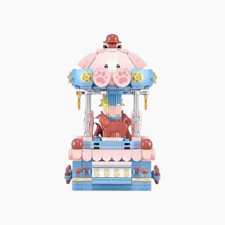 Sluban Pleyerid Hand Cranked Merry Go Round 3 Types 1 Piece Assorted