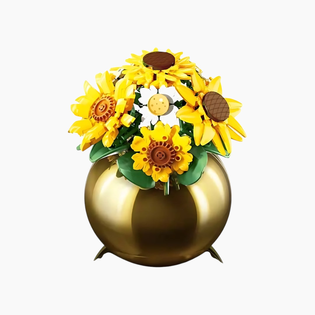 Sluban Pleyerid Sunflower（Plated Vases）288 Pcs