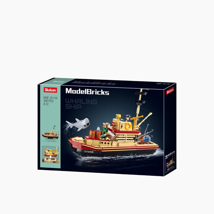 Sluban Modelbricks The Great Shark 592 Pcs