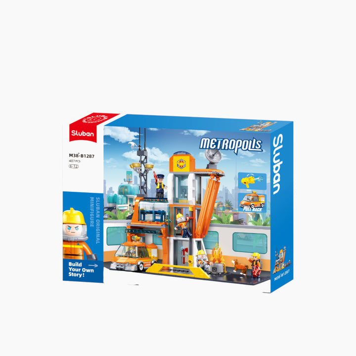 Sluban Metropolis Rescue Headquarters 407 Pcs