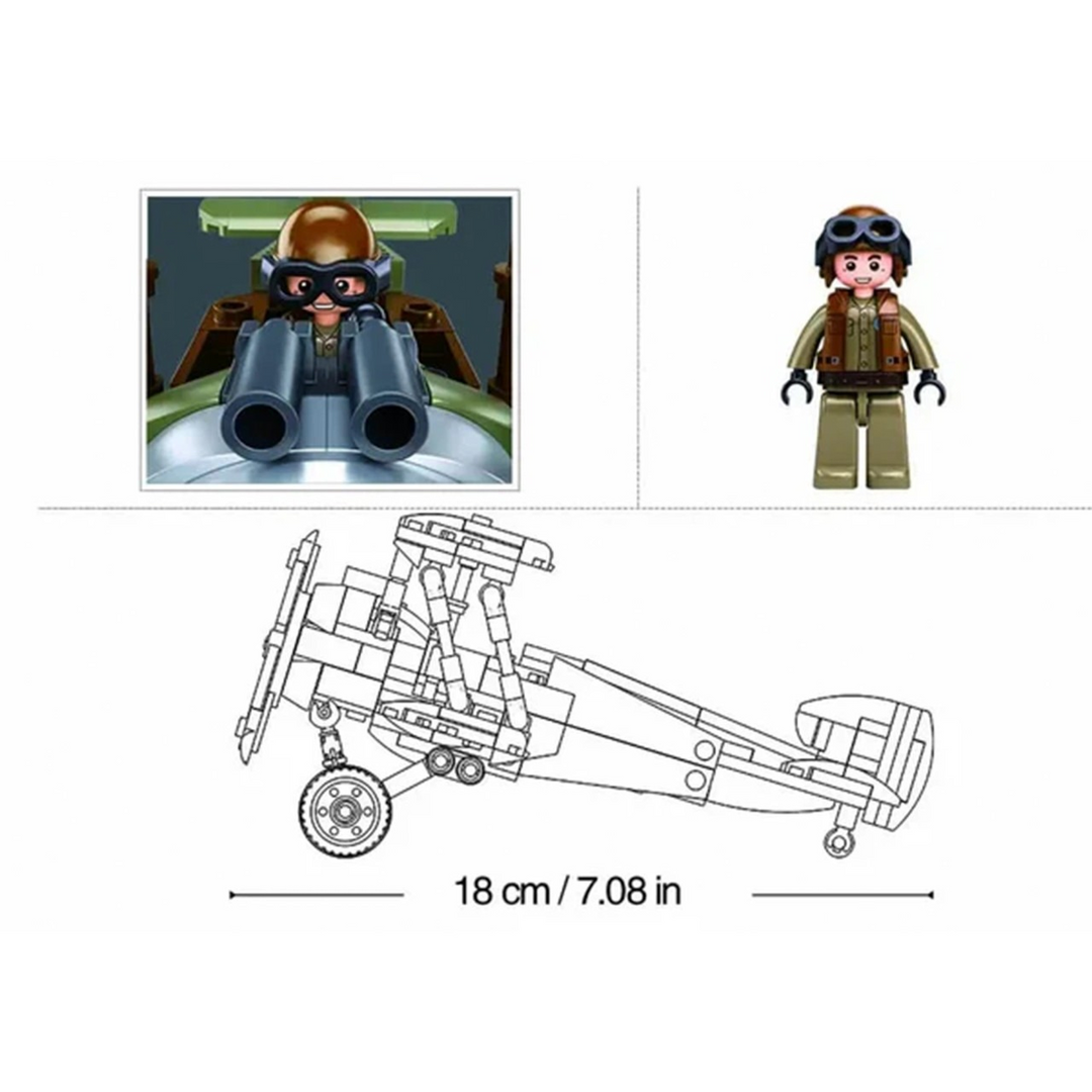 Sluban Modelbricks 1/35 Sopwith Camel S 293 Pcs