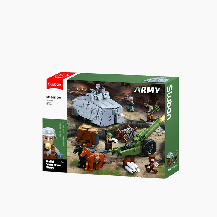 Sluban Army Wwi A7Vs Tank Offensive Action 506 Pcs