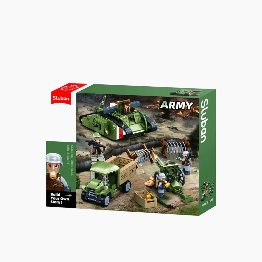 Sluban Army Wwi Mark V Tank Offensive Action 516 Pcs