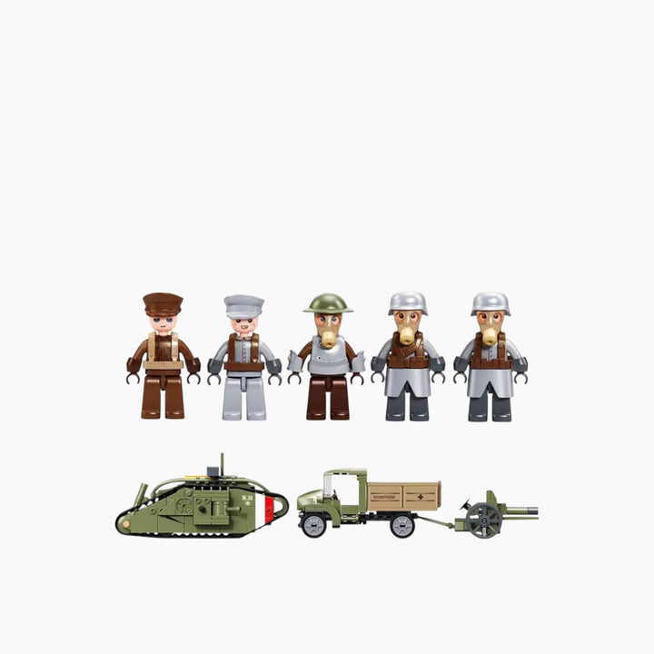 Sluban Army Wwi Mark V Tank Offensive Action 516 Pcs
