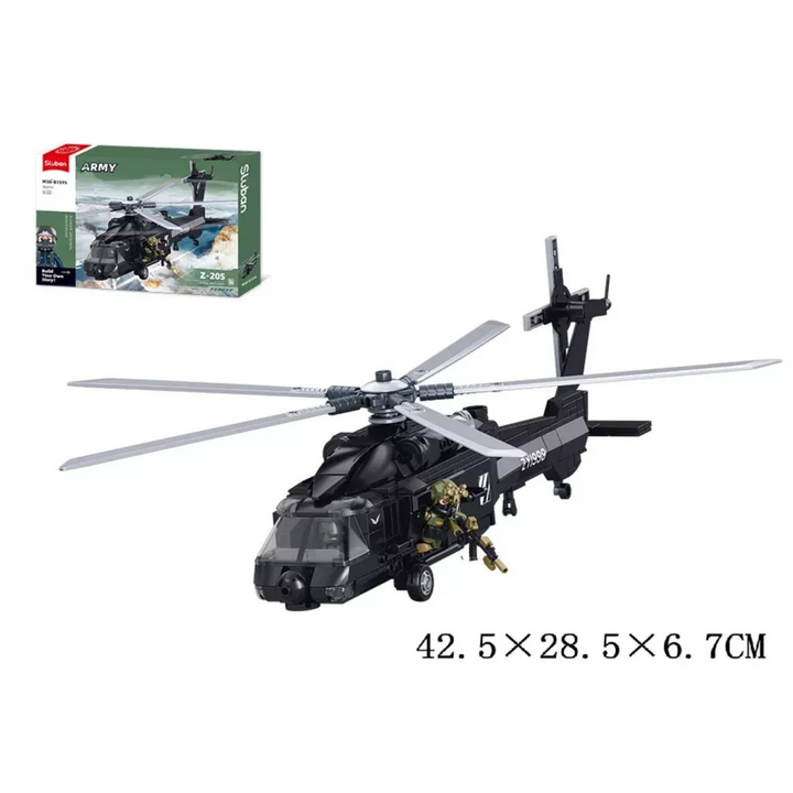 Sluban Army Z-20S Attack Helicopter 1:44
