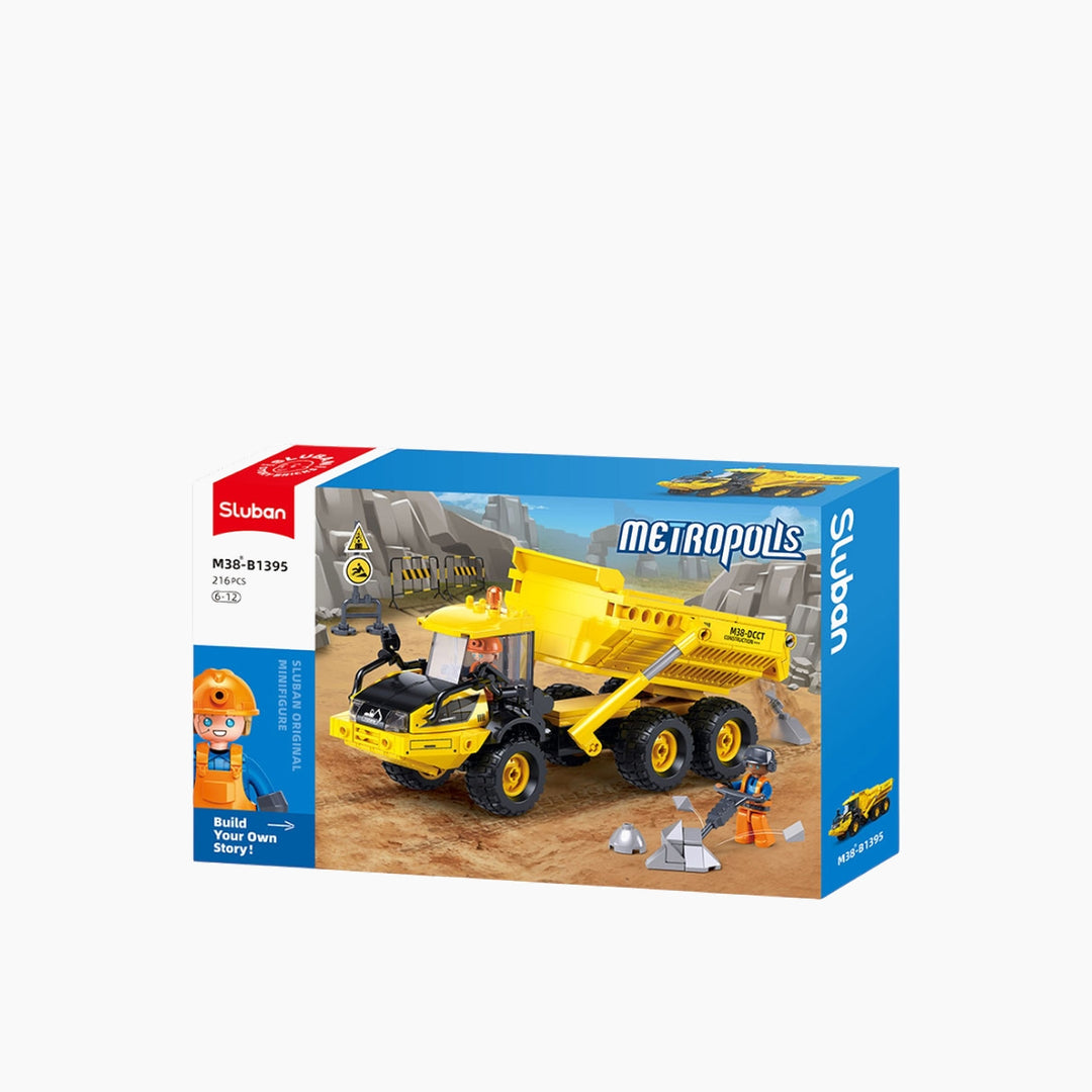 Sluban Metropolis Articulated Truck - 197 Pieces