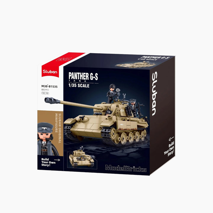 Sluban ModelBricks 1:35 Panther G Tank - 873 Pieces
