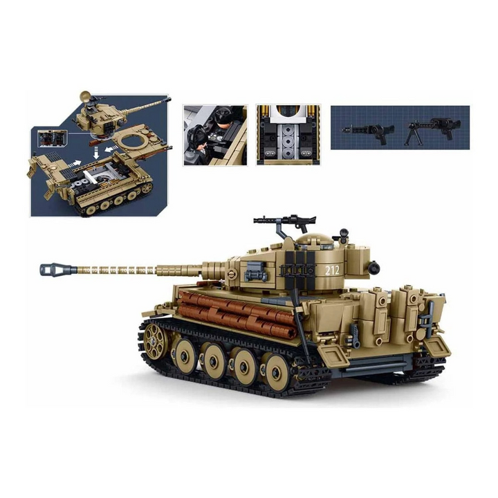 Sluban ModelBricks 1:35 Panther G Tank - 873 Pieces