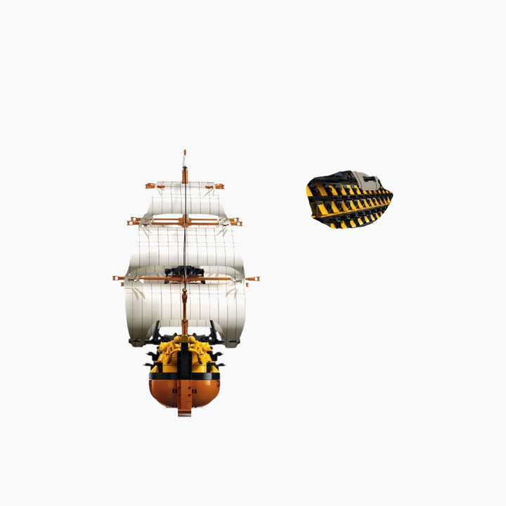 Sluban ModelBricks 1:200 HMS Victory Sailing Battleship - 1,056 Pieces