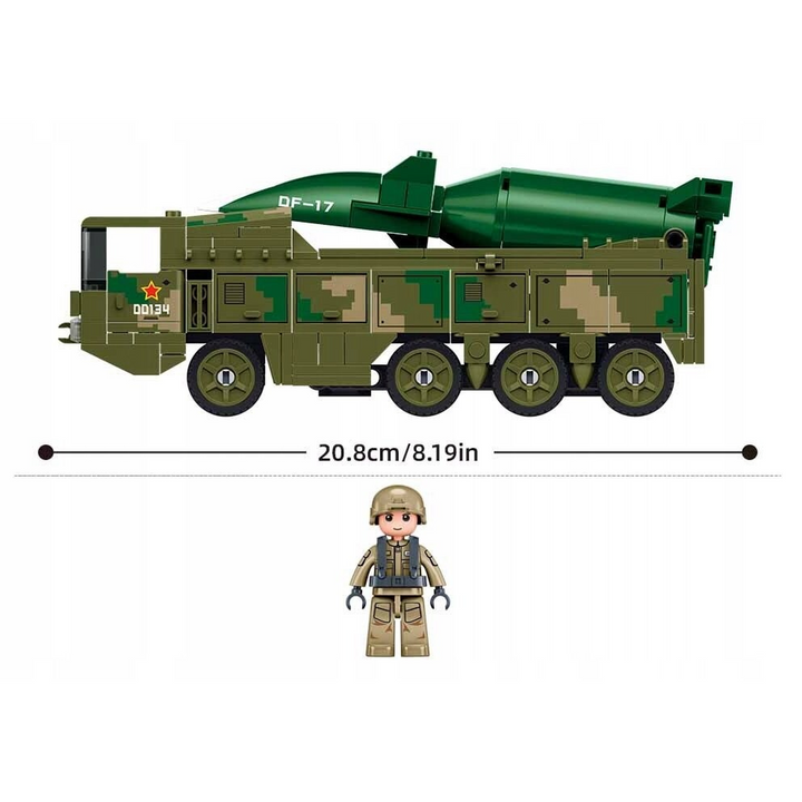 Sluban Army DF-17S Missile Vehicle 1:55