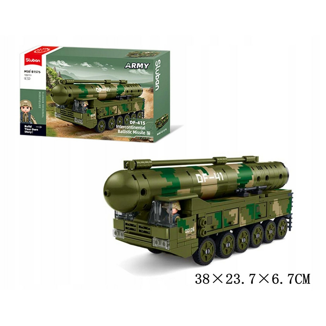 Sluban Army DF-41S Missile Vehicle 1:55