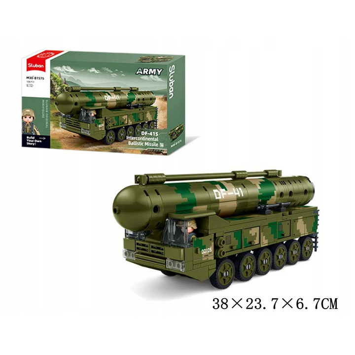 Sluban Army DF-41S Missile Vehicle 1:55