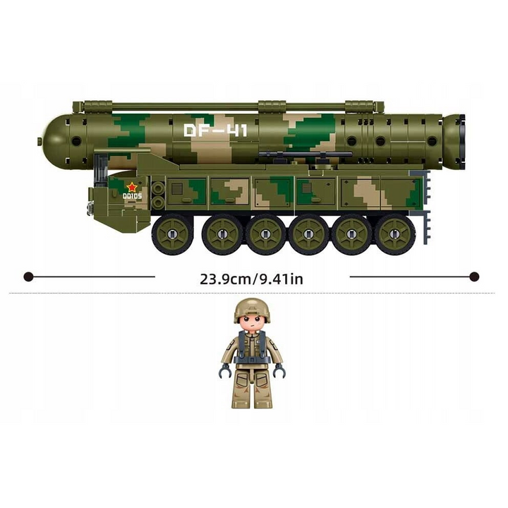 Sluban Army DF-41S Missile Vehicle 1:55