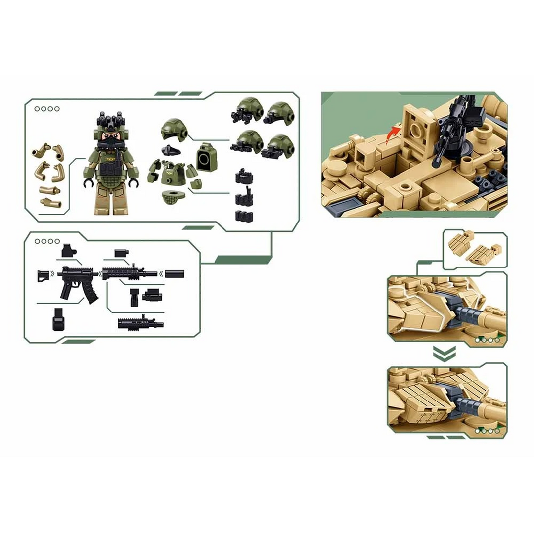 Sluban Army Type 15 Light Tank 1:45