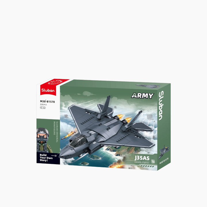 Sluban Army J-35 Fighter Jet 1:55