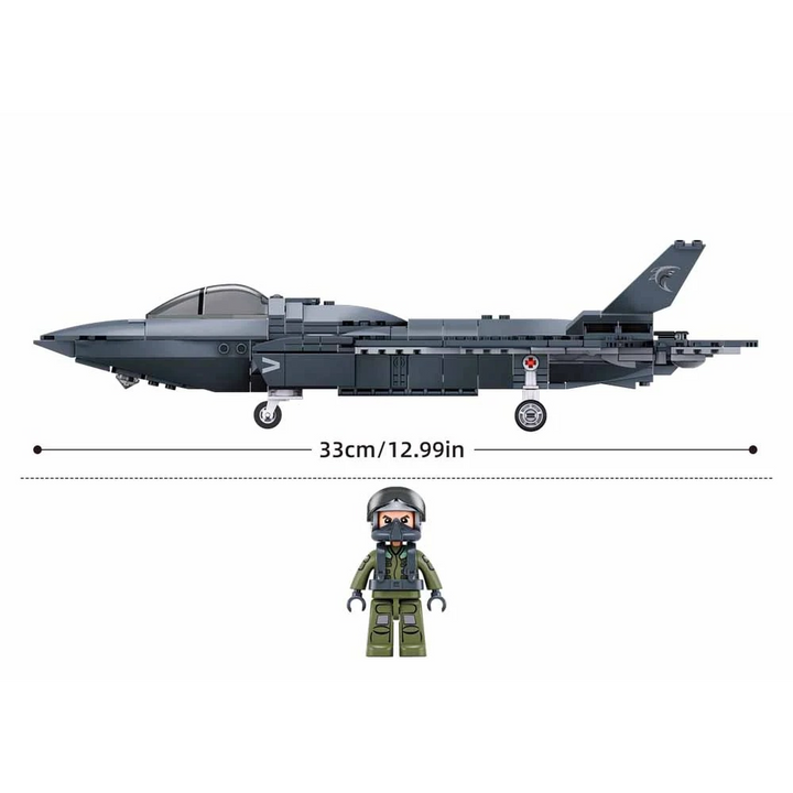 Sluban Army J-35 Fighter Jet 1:55