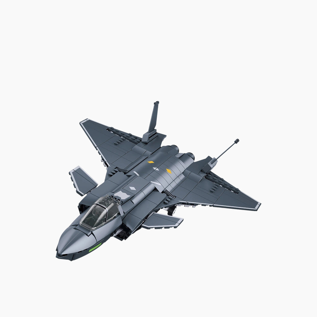 Sluban Army J-20 Fighter Jet 1:55