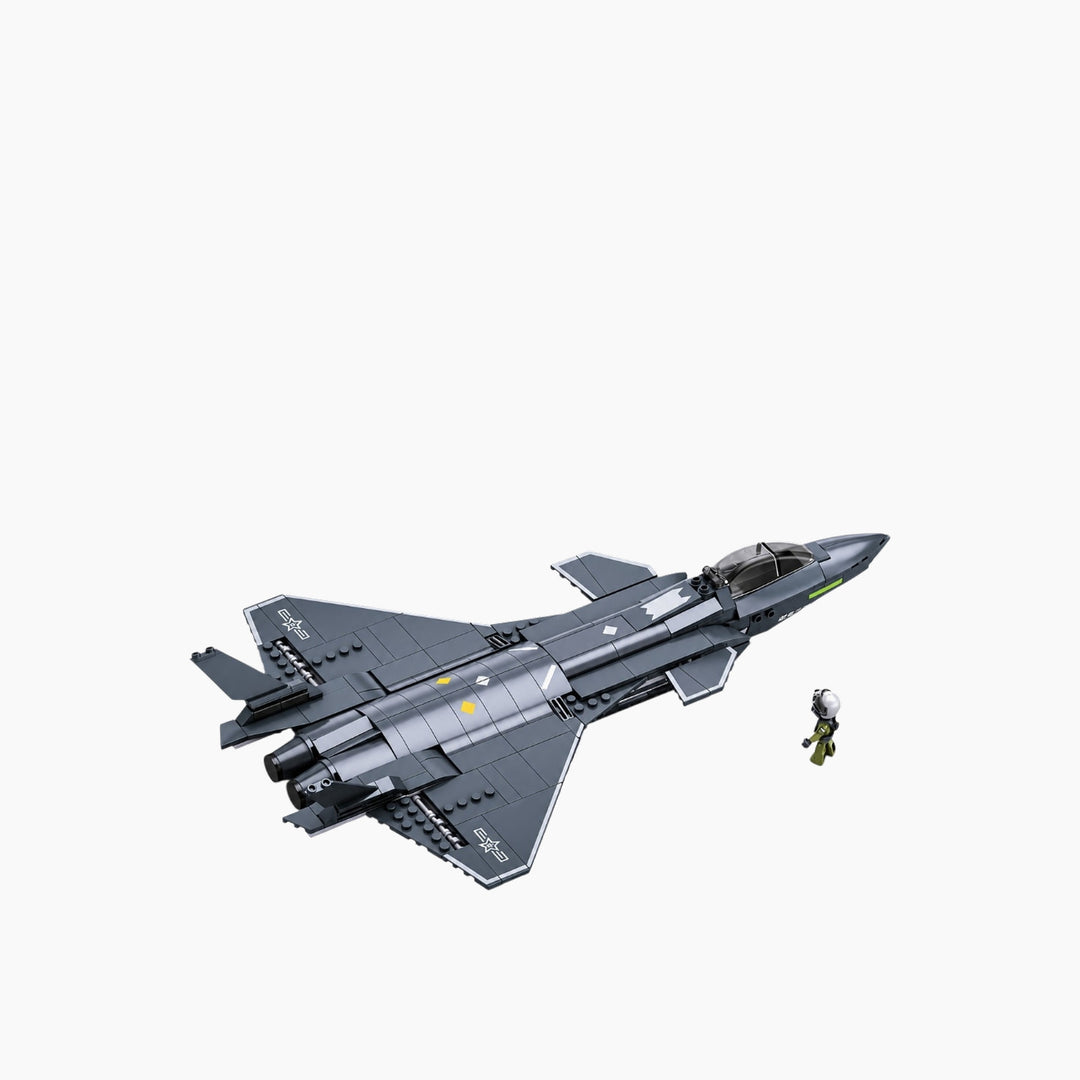 Sluban Army J-20 Fighter Jet 1:55
