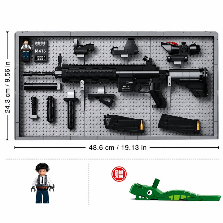 Sluban Gun M416 1:2 - 1,086 Pieces