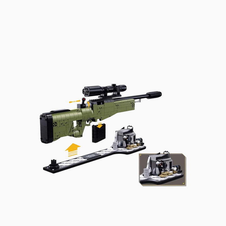 Sluban Gun AWM 1:2 - 874 Pieces
