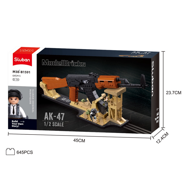 Sluban Gun AK-47S 1:2 - 645 Pieces